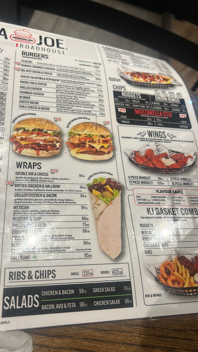 Menu Kota Joe Roadhouse - Edenvale-6